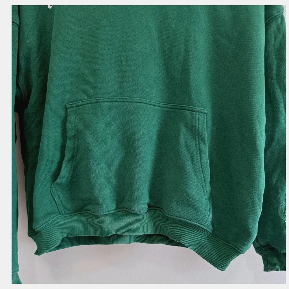 ACTA Womens Tee Time Golf Hoodie Forest Green Graphic Pullover Sweatshirt Sz S/M - Picture 4 of 10